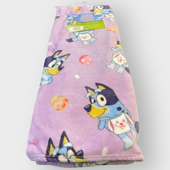 Disney Bluey Easter 50”x70” Silk Touch Throw Blanket New with Tags (a) New - Picture 3 of 9